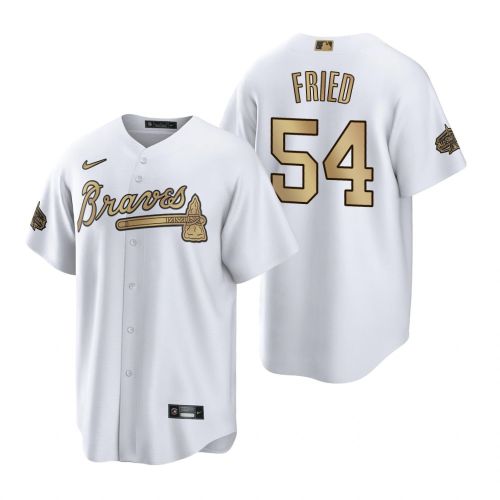 Atlanta Braves Max Fried White 2022-23 All-Star Game Jersey