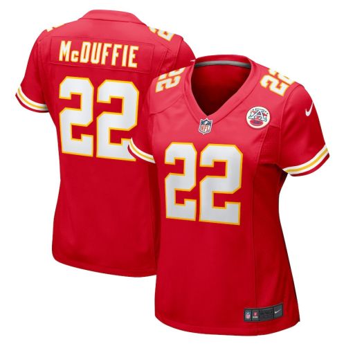 Trent McDuffie 22 Kansas City Chiefs Women Game Jersey - Red