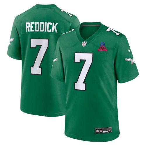 Haason Reddick 7 Philadelphia Eagles 2024 Pro Bowl Patch Alternate Game Men Jersey - Kelly Green