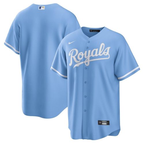 Kansas City Royals Alternate Team Logo Men Jersey - Light Blue