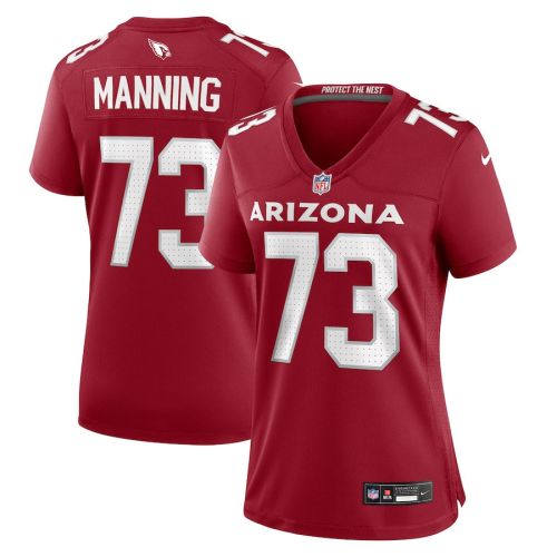 Ilm Manning 73 Arizona Cardinals Women Team Game Jersey - Cardinal