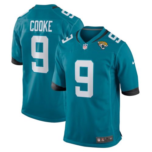 Logan Cooke 9 Jacksonville Jaguars Men's Game Jersey - Teal