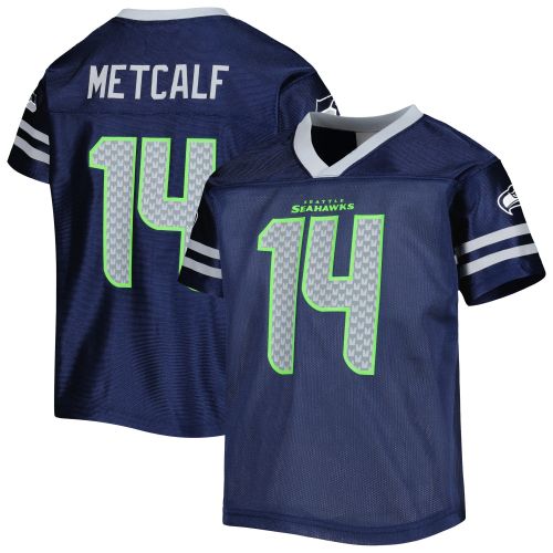 DK Metcalf 14 Seattle Seahawks Youth Jersey - College Navy