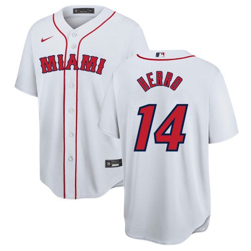 Tyler Herro 14 Miami Heat x Boston Red Sox Baseball Men Jersey - White