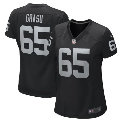 Hroniss Grasu Las Vegas Raiders Women's Game Player Jersey - Black