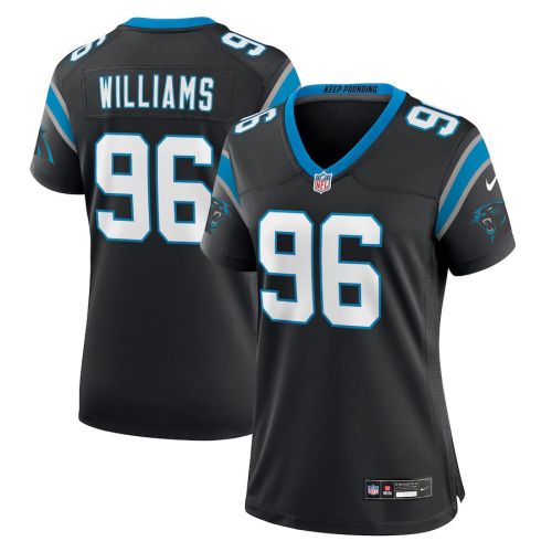 DeShawn Williams 96 Carolina Panthers Women Game Jersey - Black