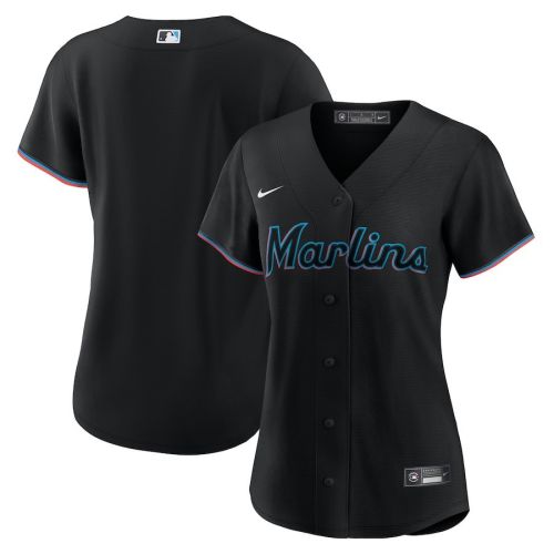 Miami Marlins Women's Alternate Team Jersey - Black