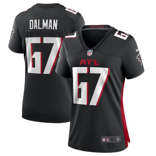 Drew Dalman 67 Atlanta Falcons Women's Game Jersey - Black