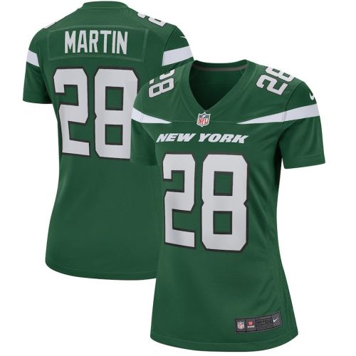 Curtis Martin 28 New York Jets Women Game Retired Jersey - Gotham Green