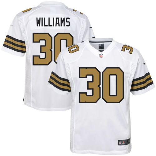 Jamaal Williams 30 New Orleans Saints Youth Alternate Game Jersey - White