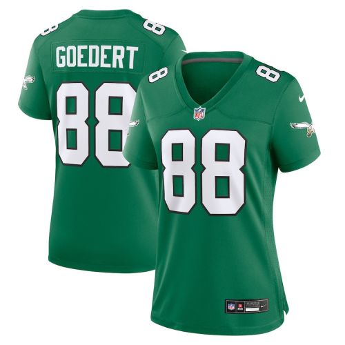 Dallas Goedert 88 Philadelphia Eagles Women Alternate Game Jersey - Kelly Green