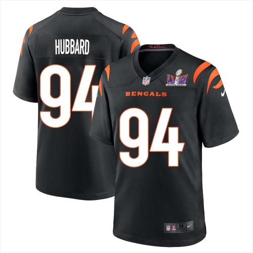 Sam Hubbard 94 Cincinnati Bengals Super Bowl LVIII Men Home Limited Jersey - Black