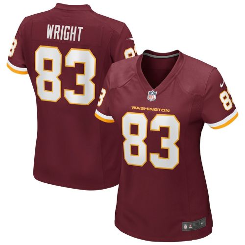 Isaiah Wright 83 Washington Commanders Football Team Women Game Jersey - Burgundy