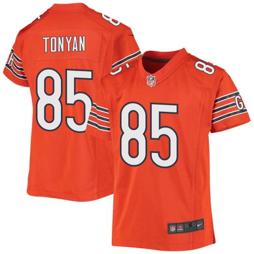 Robert Tonyan 85 Chicago Bears Youth Altenate Game Jersey - Orange