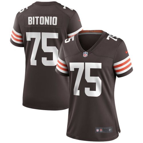 Joel Bitonio 75 Cleveland Browns Women's Game Player Jersey - Brown