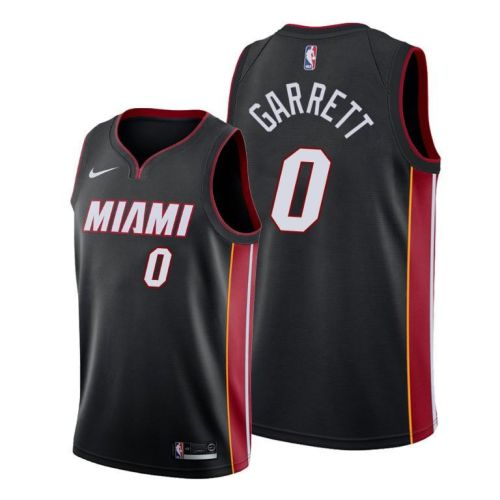 Marcus Garrett 0 Miami Heat Icon Edition Black Jersey - Men Jersey