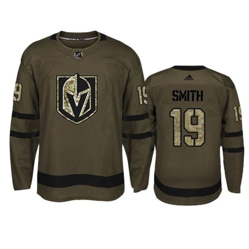 Men Vegas Golden Knights Reilly Smith 19 Military Camo Jersey Jersey