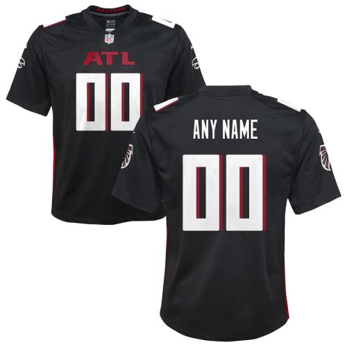 Atlanta Falcons Custom YOUTH Game Jersey - Black