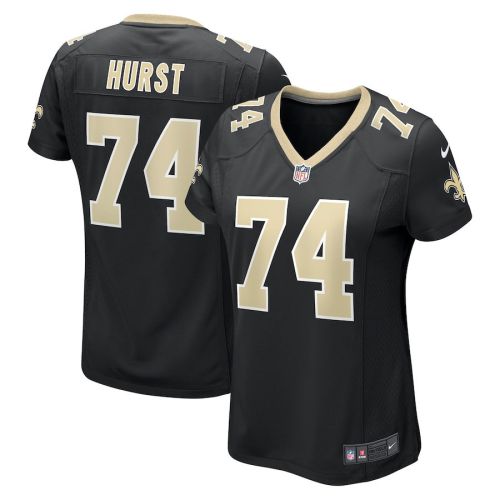 James Hurst 74 New Orleans Saints Women's Game Jersey - Black