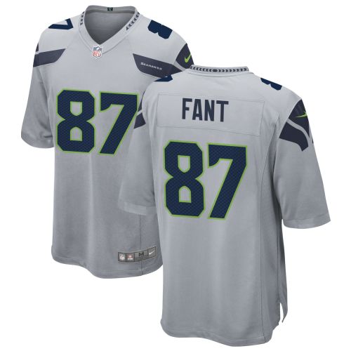 Seattle Seahawks Noah Fant 87 Alternate Game Jersey - Gray Jersey