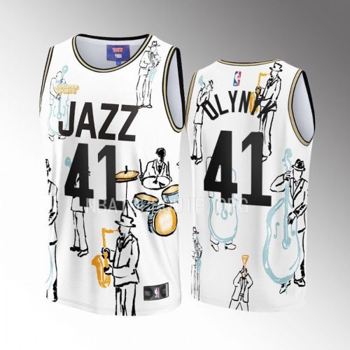 Kelly Olynyk 41 Utah Jazz NBA & KidSuper Studios Unisex Hometown Jersey