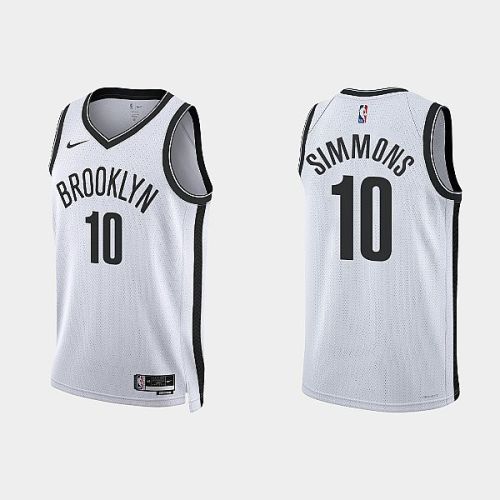 Brooklyn Nets Ben Simmons 10 2022-23 Association Edition White Men Jersey Swingman