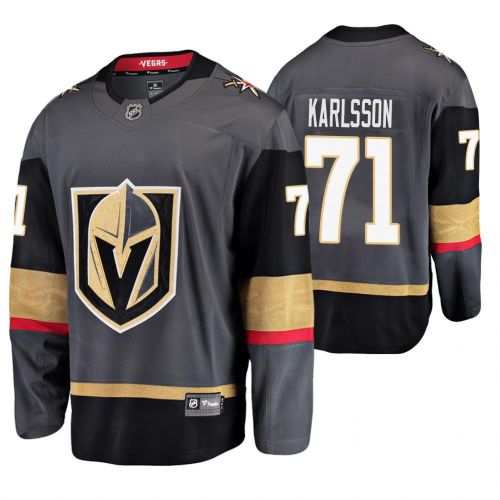 Men Vegas Golden Knights William Karlsson 71 Gray Home Breakaway Player Jersey Jersey