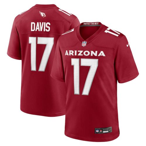 Kaden Davis 17 Arizona Cardinals Men Team Game Jersey - Cardinal