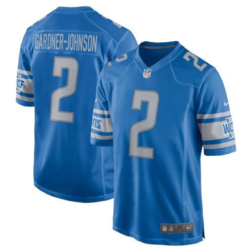 Chauncey Gardner-Johnson 2 Detroit Lions Men Game Jersey - Blue