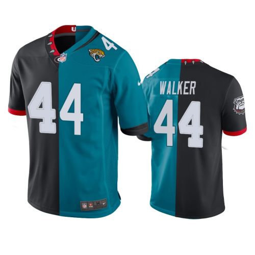 Jacksonville Jaguars Travon Walker Teal Black 2022 Draft Jersey - Men's