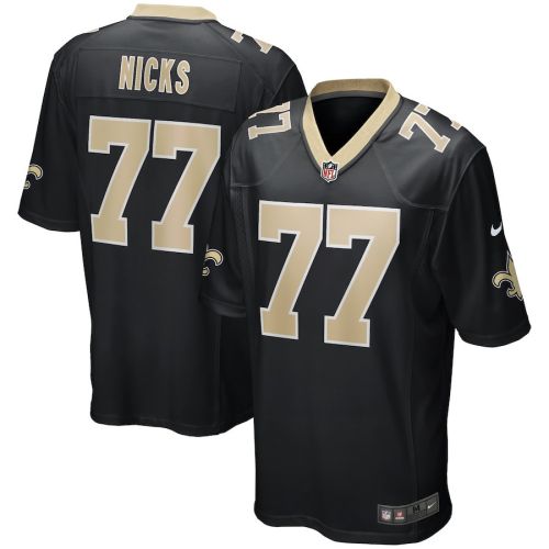 Carl Nicks 77 New Orleans Saints Men Game Retired Jersey - Black