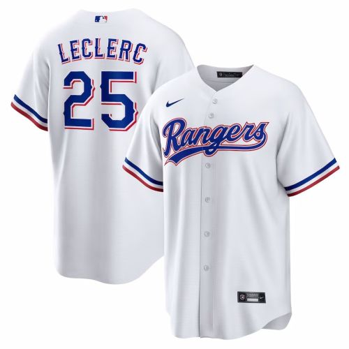 José Leclerc 25 Texas Rangers 2023 Home Game Jersey - White