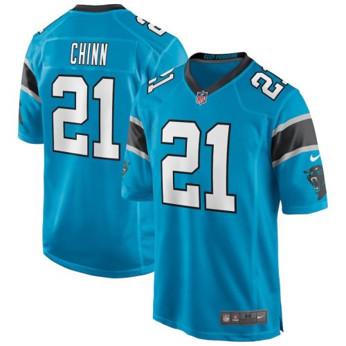 Jeremy Chinn 21 Carolina Panthers Men's Game Jersey - Blue