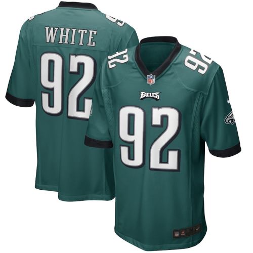 Reggie White 92 Philadelphia Eagles Men Game Retired Jersey - Midnight Green