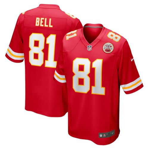 Blake Bell 81 Kansas City Chiefs Game Player Jersey - Red