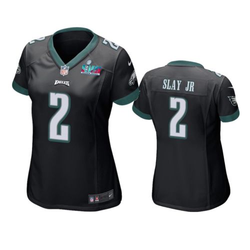 Darius Slay Jr 2 Philadelphia Eagles Super Bowl LVII Black Game Jersey - Women