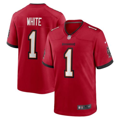 Rachaad White 1 Tampa Bay Buccaneers Men Game Jersey - Red