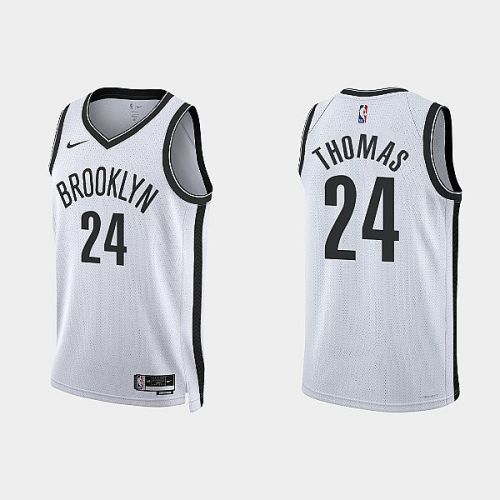 Brooklyn Nets Cameron Thomas 24 2022-23 Association Edition White Men Jersey Swingman