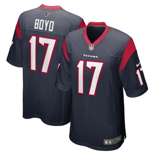 Kris Boyd 17 Houston Texans Game Men Jersey - Navy