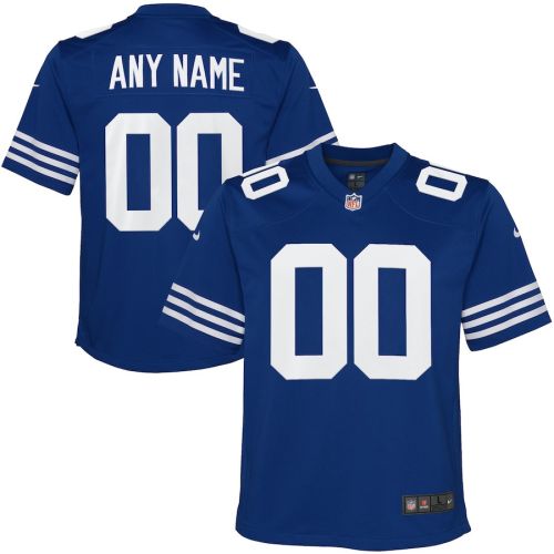 Indianapolis Colts Custom YOUTH Alternate Game Jersey - Royal