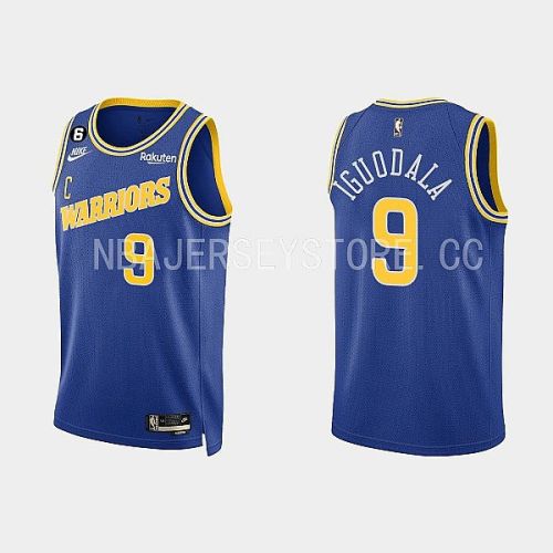 Golden State Warriors 9 Andre Iguodala 2022-23 Classic Edition Royal Men Jersey