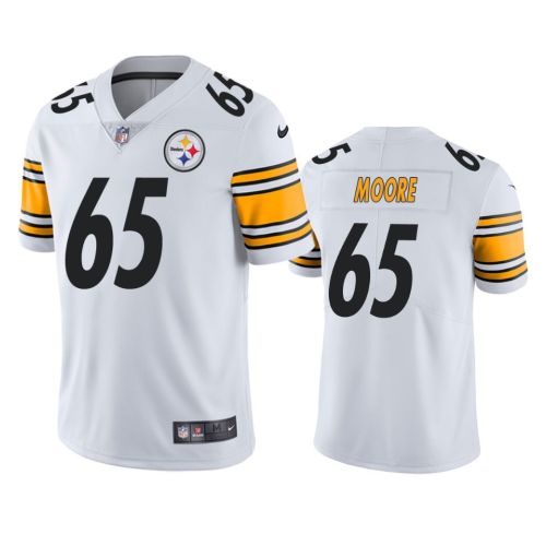 Pittsburgh Steelers Dan Moore 65 White Vapor Limited Jersey