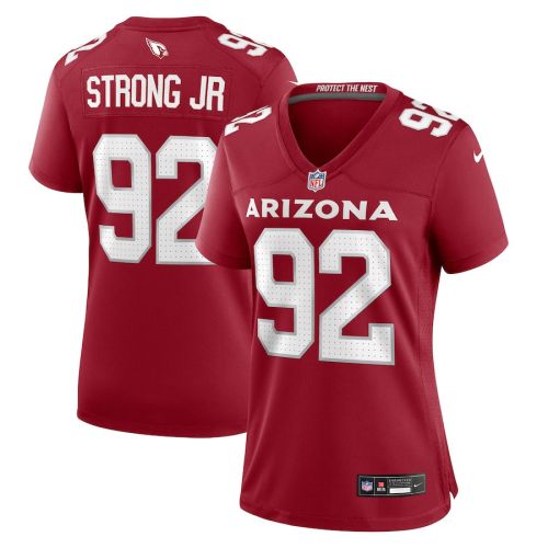 Kevin Strong 92 Arizona Cardinals Women Game Jersey - Cardinal