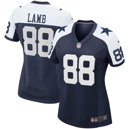 CeeDee Lamb 88 Dallas Cowboys Women's Alternate Game Team Jersey - Navy