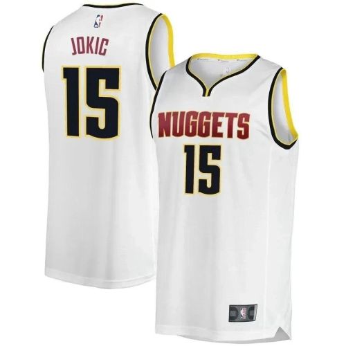 Nikola Jokic Denver Nuggets Fast Break Jersey - Association Edition - White