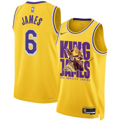 LeBron James The Goat Of Los Angeles Lakers 2022-23 Jersey - Screen Print Graphics