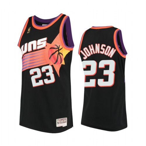 Cameron Johnson 23 Phoenix Suns Hardwood Classics Jersey Black