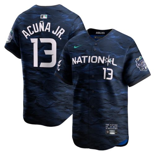 Ronald Acuña Jr. 13 National League 2023 MLB All-Star Game Limited Jersey - Men Royal