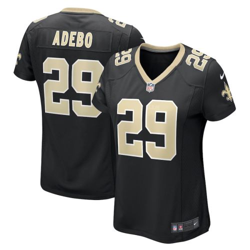 Paulson Adebo 29 New Orleans Saints Women's Game Jersey - Black