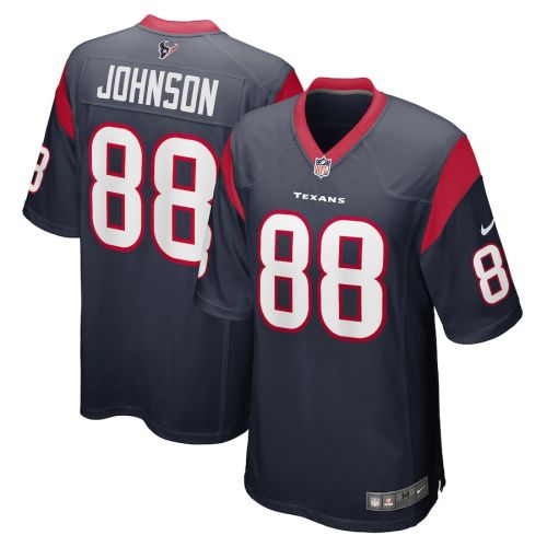 Johnny Johnson 88 Houston Texans Men's Game Jersey - Navy